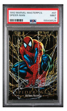 Spider-Man 1992 Marvel Masterpieces PSA 9 MINT #87 Joe Jusko Artist SP RARE #2 picture