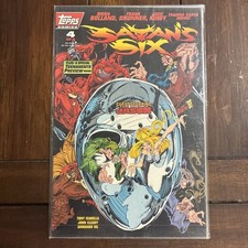 Satan's Six #4 1st Jason Voorhees Comic In Polybag With Cards Topps NM picture