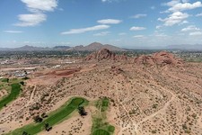 Photo:Phoenix Arizona Papago Park Papago Golf Course Aerial View 2018 picture