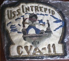 USS Intrepid Cruise Patch, CVA-11, V-2 Division, 1952-1961 NOS picture