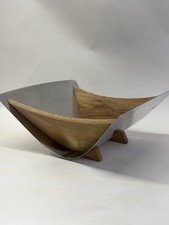 Vintage 1950/60s Kalmar Bowl Stainless Arthur Salm Sweden Mid Century Modern MCM picture