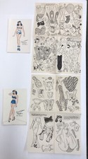 C. 1950S KATY KEENE COMICS ,LORELEI BILL WOGGON PAPER DOLLS & CLOTHING SHEETS picture