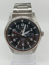 Seiko SNZG13K1 5 Sports Automatic Men's Watch 42mm Black Nylon Strap picture