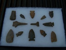 Authentic arrowheads from Kentucky, blades, arrowheads, Artifacts picture