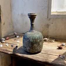 Ancient Persian Seljuk Bronze Bottle picture
