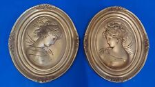 2 Vintage Plaster Wall Art. picture