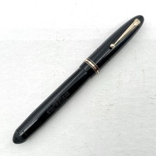 Mabie Todd England Swan Leverless Fountain Pen Black Celluloid (No Nib) AS-IS picture