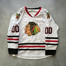 Chicago Blackhawks Christmas Vacation Clark Griswold Sewn Jersey Large picture