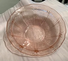 Jeannette Cherry Blossom Pink Large Berry Bowl 8 1/2” picture