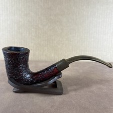 Vintage Digby Conquest London Made #8 Sandblast Bent Estate Tobacco Pipe GBD picture