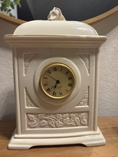 Vintage Lenox Four Seasons Mantel Clock Ivory & Gold Spring Summer Autumn Winter picture
