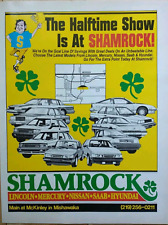 Shamrock Dealership Mishawaka Indiana 1990 Notre Dame Program Colorful Print Ad picture