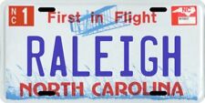 Raleigh North Carolina Aluminum NC License Plate  picture