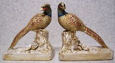 Bookends Birds Pheasants Pair Book Ends NEW picture