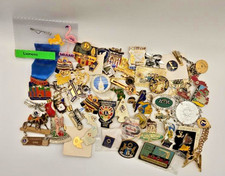 VTG Lions Club International Mixed Lot of 50 Enamel Lapel Pins new & used picture