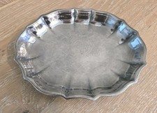 Vintage Monmouth County Horse Show Silver Plate Trinket Dish Souvenir Tray picture