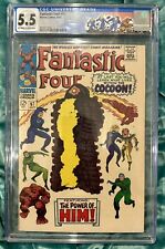 Fantastic Four #67 CGC 5.5 OWW Origin and 1st Appearance of HIM Warlock GOTG picture