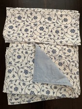 Vintage Blue And White Placemats And Napkins, 8 Place Settings Coastal Cottage picture