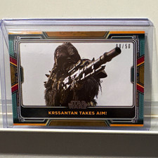 Topps 2024 Star Wars Book of Boba Fett 2014 FETT Krrsantan Takes Aim 18/50 picture