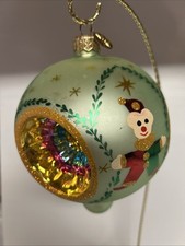 Retired Christopher Radko Favorites Ornament 15 Th Anniversary Tri Indent Clown picture