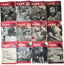YANK The Army Weekly WWII Magazines Lot 1940s British Edition Made In UK picture