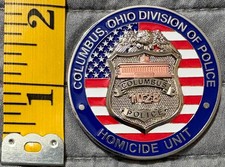 Cool Columbus Ohio Police Homicide Unit Challenge Coin picture