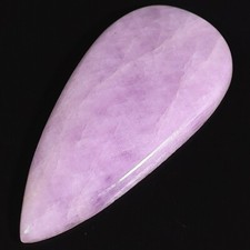 57 Ct 5X24X51 mm Natural Pink Kunzite Pear Cabochon Certified Gemstone BY-461 picture
