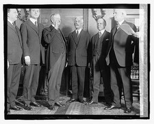 Photo:Frank W Mondell Swearing In 1923 Men in Suits Ceremony Justice Dept picture