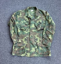 Vintage 1968 Vietnam ERDL Jungle Poplin Camo Wind Resist Jacket Class 2 Medium picture