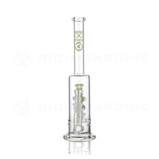 Bio Hazard 13? 9mm Thick Stemless ?Mini Bong Perc? Water Pipe ? Green picture