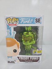Funko Pop Vinyl: Freddy Funko Green/Chrome- San Diego Comic 2017 Only 425 Made picture