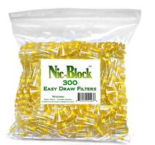 NIC-BLOCK 300 Disposable Cigarette Filters Tips Bulk  Most Efficient Filters picture