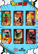 Dragon Ball Z Carddass Part 15 BANDAI Made in Japan 1993 Vintage (6 Holo Set) picture