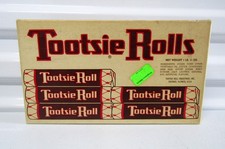 Vintage Tootsie Rolls Box 24 Count Store Display picture