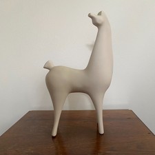 Vintage Sascha Brastoff Stylized Horse Figurine Sculpture Porcelain California picture