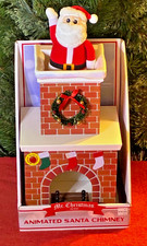 MUSICAL ANIMATED SANTA CLAUS goes up&down CHIMNEY 18