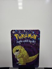 Sandshrew 027 Pokémon Vintage Prism Vending 2000 Sticker Nintendo Carddass 32 NM picture