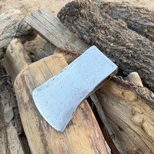 Vintage DUNLAP  2-1/4 lbs Boys Single Bit Axe Head,Oval Logo,Michigan Pattern picture