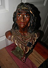 Rare VINTAGE Hiawatha Native American bust 20