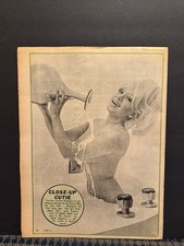 1968 Apr 1st National Close-Up Newspaper, Close-Up Cutie Yvonne D’Angers VRN10-1 picture