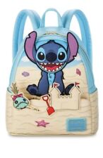 Disney Stitch Loungefly Mini Backpack – Lilo & Stitch - Sand Castle *BRAND NEW* picture