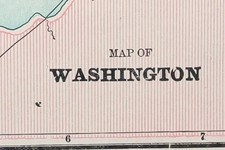 Vintage 1901 WASHINGTON DC Map 14