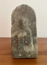 1336-1500 Japanese Old Stone Buddha Tathagata Garden Figure Muromachi Statue picture