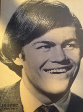 1967 Vintage Magazine Pin-Up Black & White Micky Dolenz picture