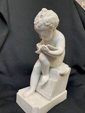 Capodimonte/boy  Writing/porcelain Statue/Canova/Marbro/France/12” picture