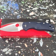 Spyderco Native 5 C41PDBL5 Manual Folding Pocketknife FRN SS Plain Lockback picture