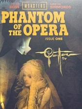 Phantom of the Opera #1 SIGNED by DAN QUINTANA in GOLD ACRYLIC PAINT wCOA picture