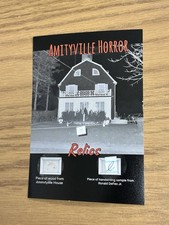 The Amityville Horror piece of wood & Handwritten Collectible Horror Relic picture