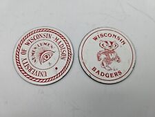 Vtg University Wisconsin Badgers Magnets Bucky Badger Numen Lumen picture