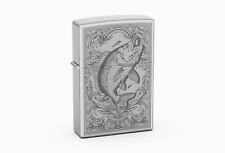 Customized Zippo Lighter with Fish Engraving - Perfect Gifts for Groomsmen & Dad picture